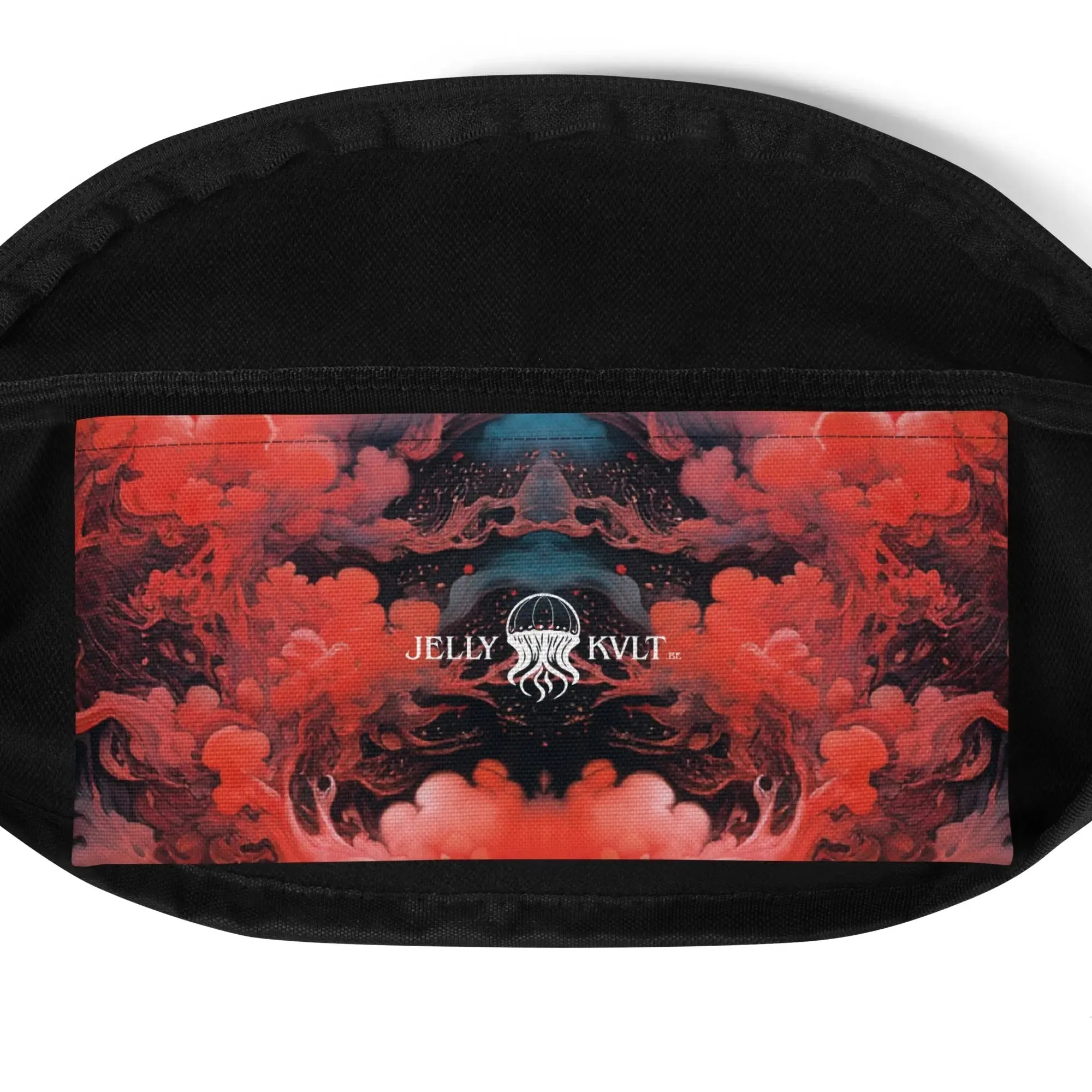 Fanny Pack - Ethereal Crimson Flow - Dark