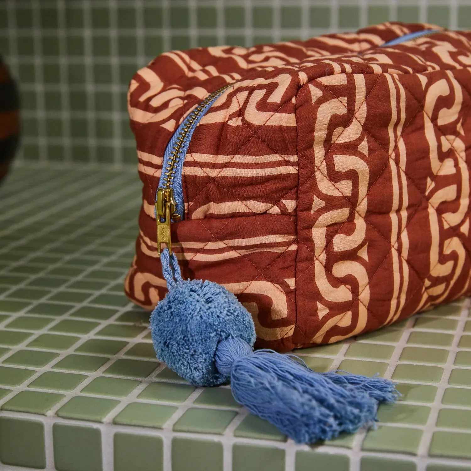Fidel Beauty Bag - Sage x Clare