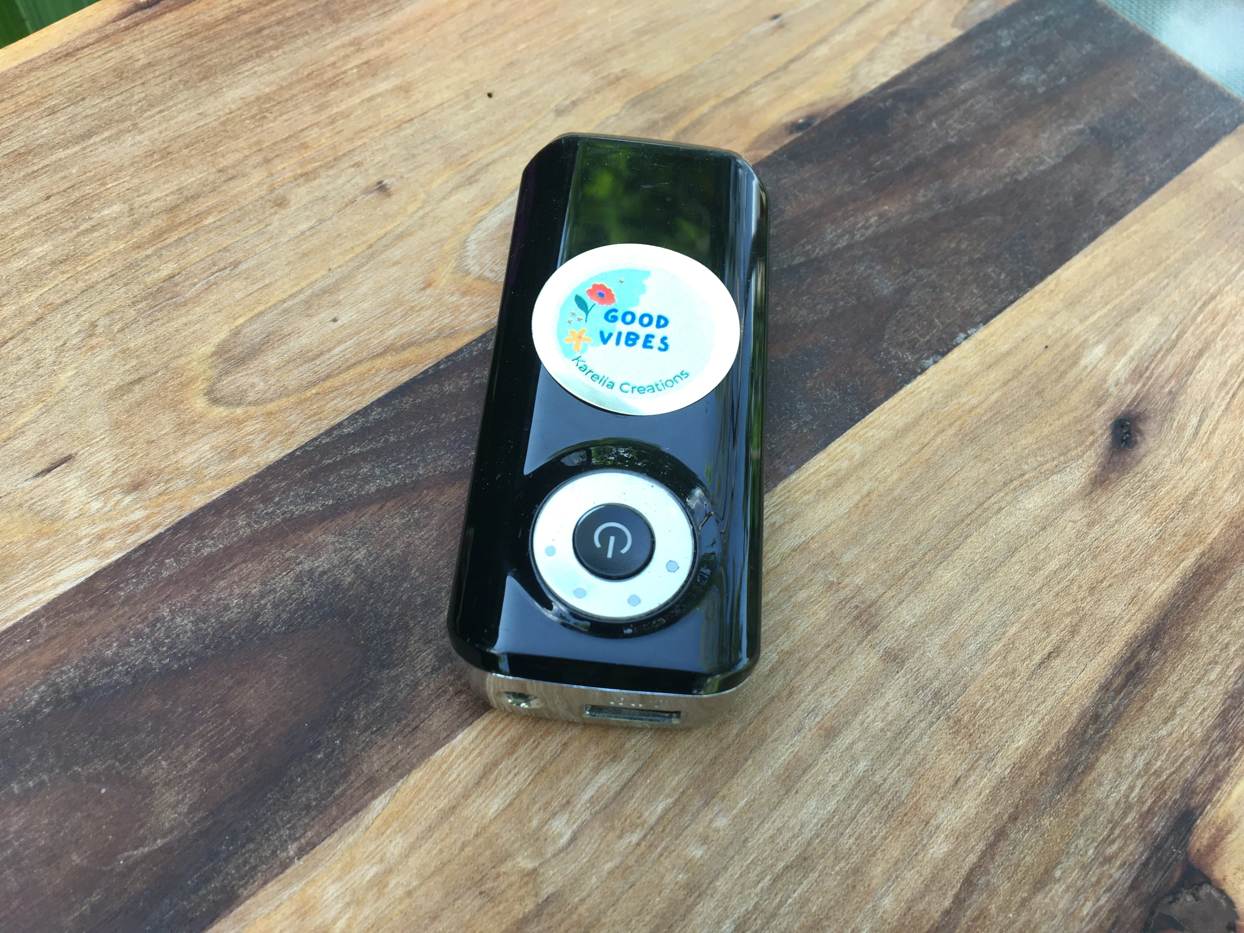 Flat Shungite Sticker | Good Vibes | Decal for Phones & Small Electronics