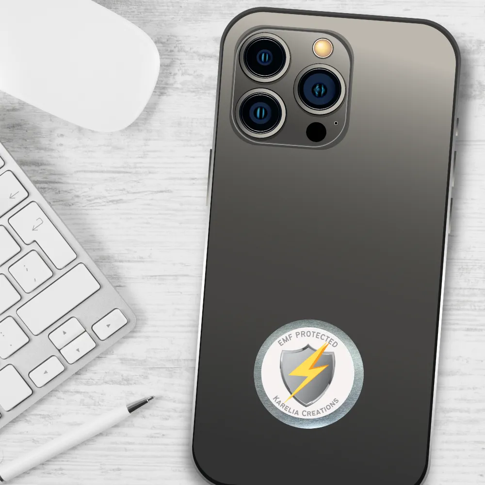 Flat Shungite Sticker | Protection Shield | Decal for Phones & Small Electronics