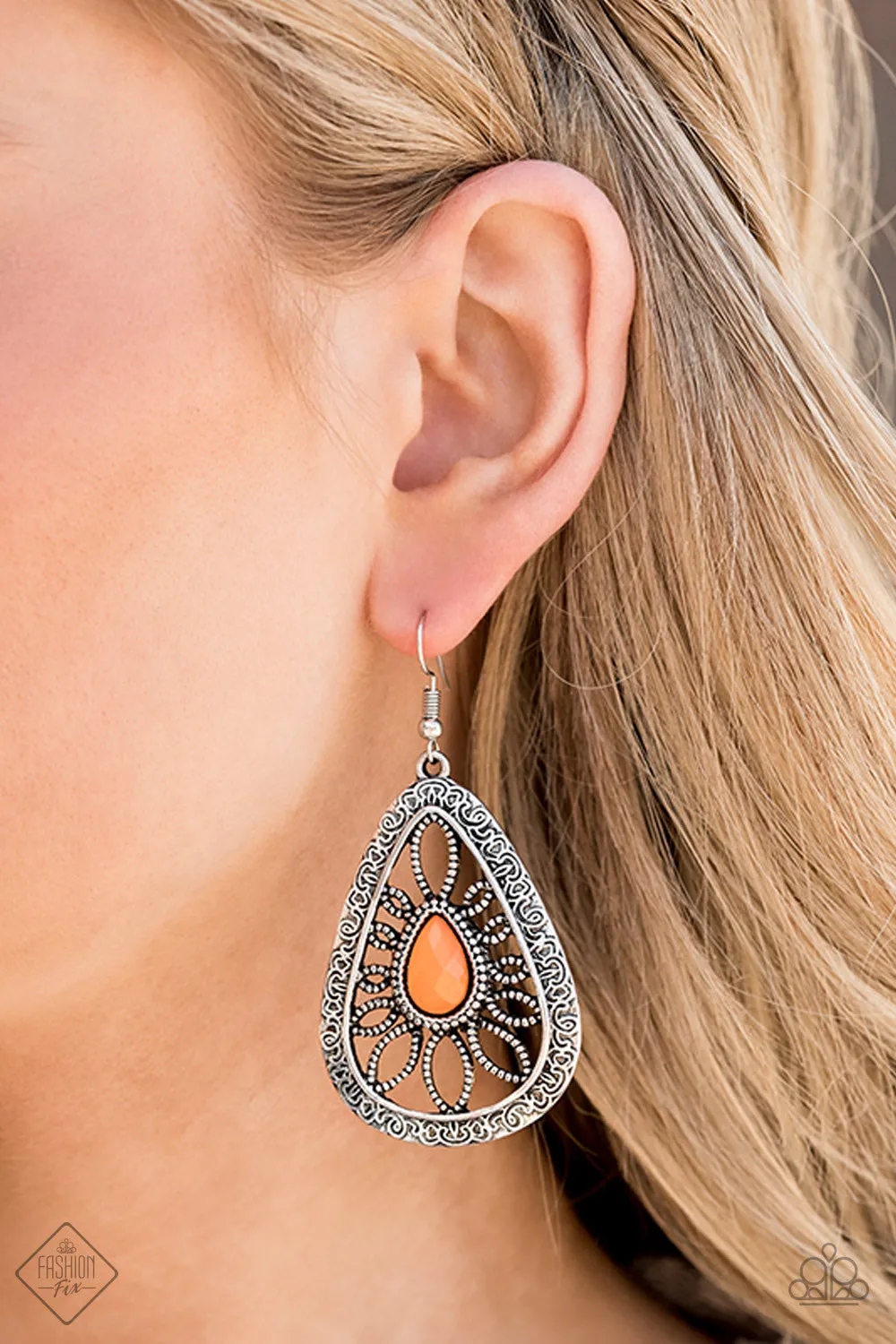 Floral Frill – Orange