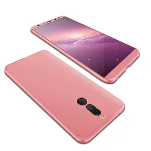 For HUAWEI MAIMANG 6/Mate 10 lite/Honor 9i(india)/Nova 2i Ultra Slim PC Back Cover Non-slip Shockproof 360 Degree Full Protective Case Rose gold