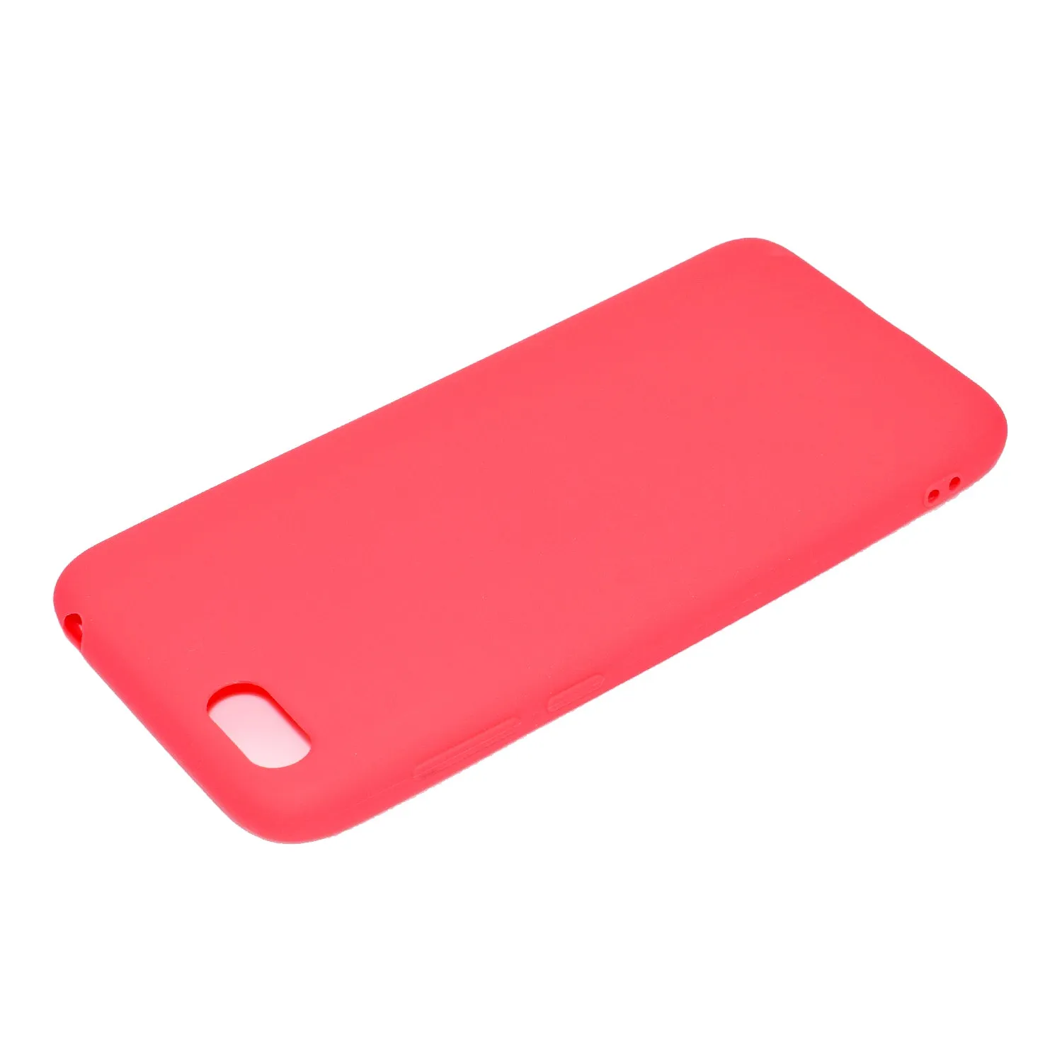 for HUAWEI Y5 2018 Cute Candy Color Matte TPU Anti-scratch Non-slip Protective Cover Back Case yellow