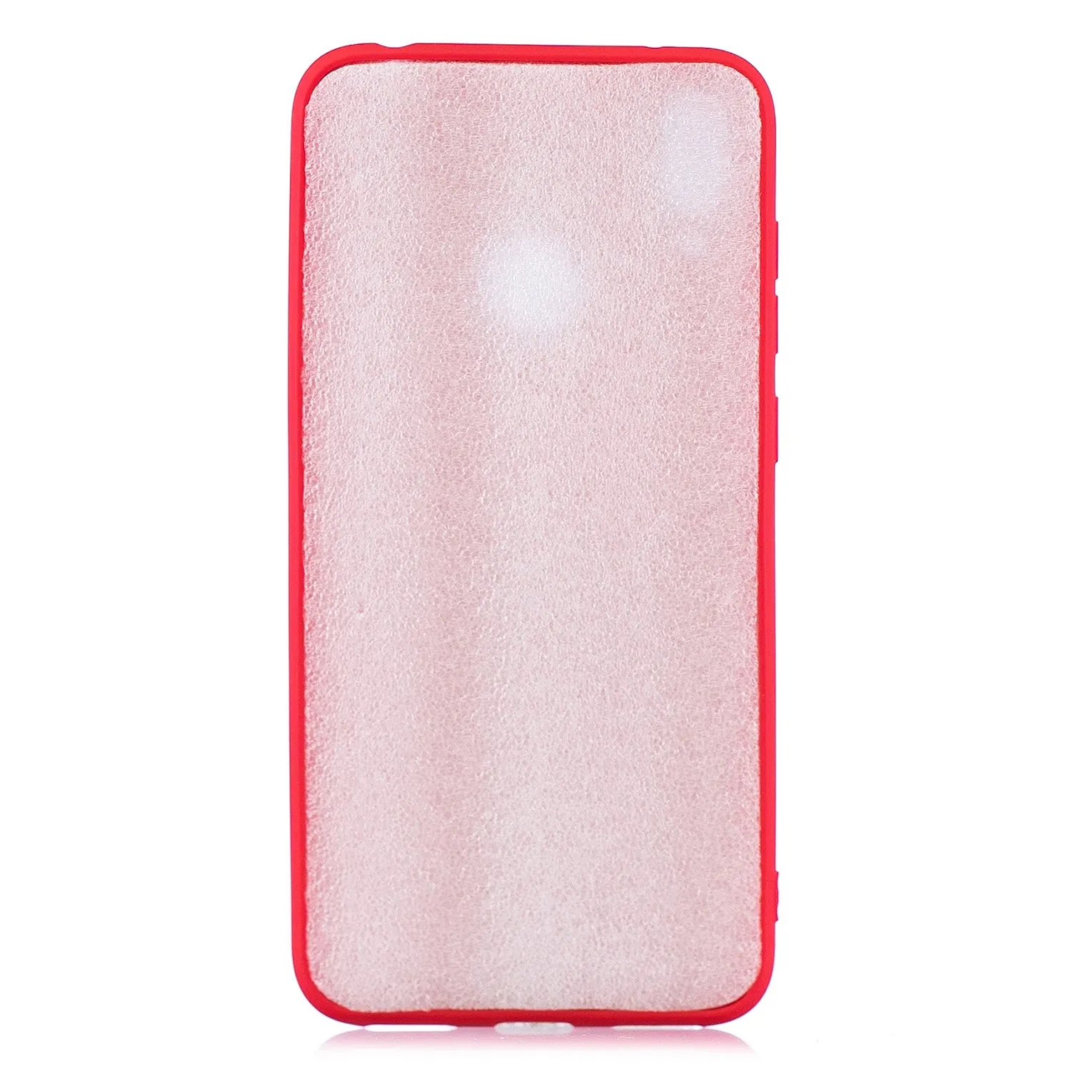 For HUAWEI Y7 2019 Lovely Candy Color Matte TPU Anti-scratch Non-slip Protective Cover Back Case white