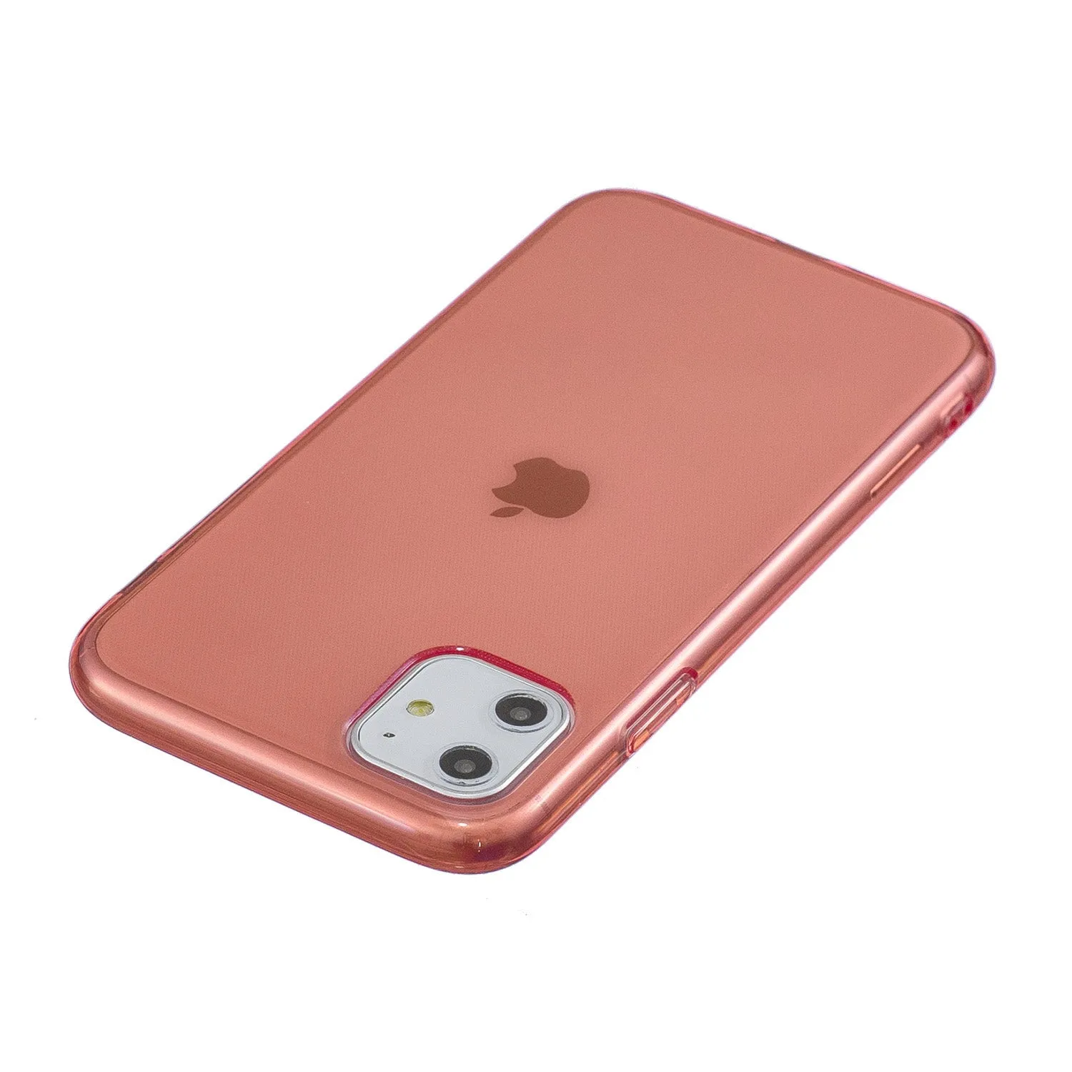 for iPhone 11 / 11 Pro / 11 Pro Max Clear Colorful TPU Back Cover Cellphone Case Shell Black