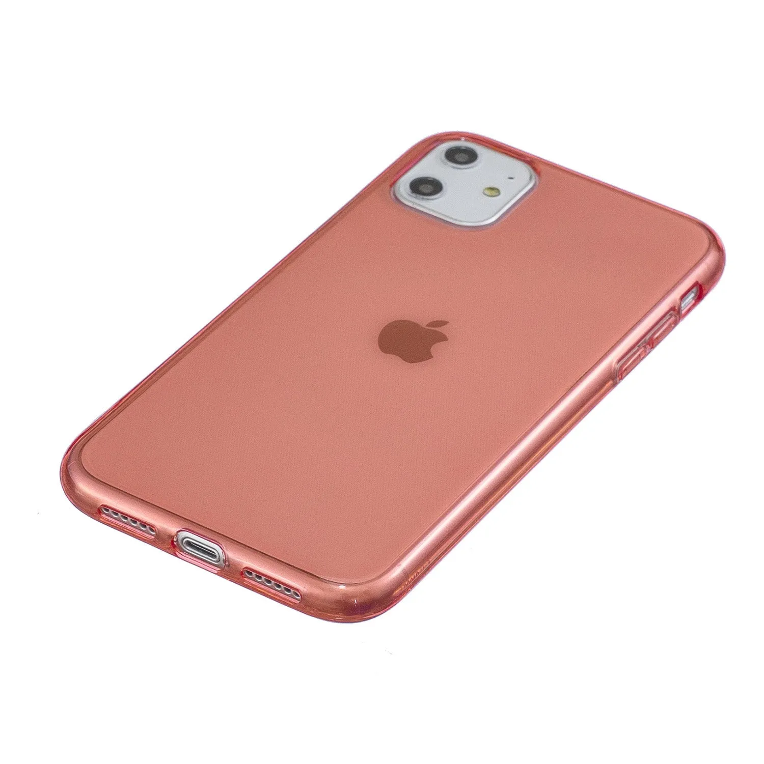 for iPhone 11 / 11 Pro / 11 Pro Max Clear Colorful TPU Back Cover Cellphone Case Shell Black