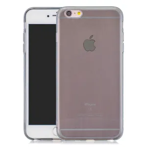 for iPhone 6/6S / 6 Plus/6S Plus / 7/8 / 7 Plus/8 Plus Clear Colorful TPU Back Cover Cellphone Case Shell Black