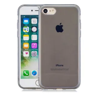 for iPhone 6/6S / 6 Plus/6S Plus / 7/8 / 7 Plus/8 Plus Clear Colorful TPU Back Cover Cellphone Case Shell Black