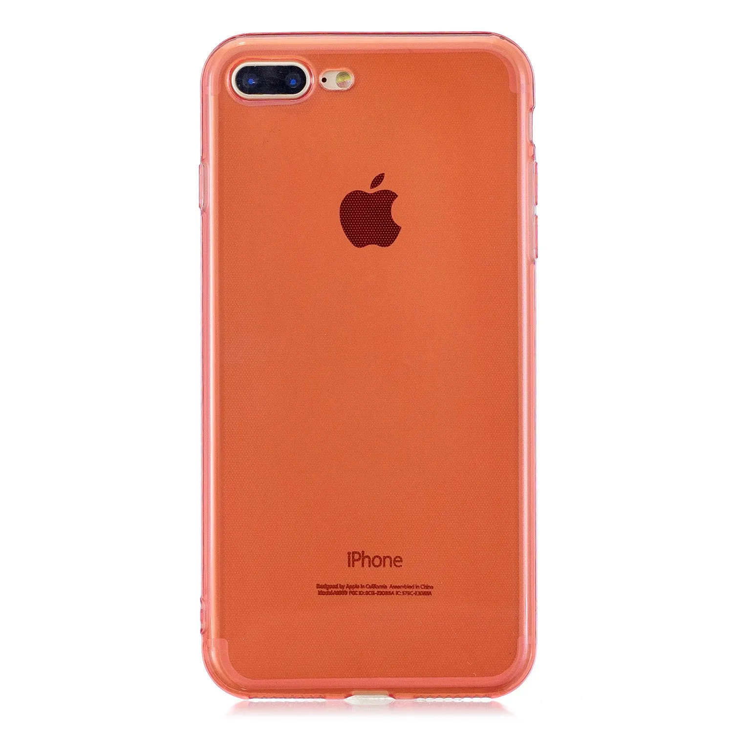 for iPhone 6/6S / 6 Plus/6S Plus / 7/8 / 7 Plus/8 Plus Clear Colorful TPU Back Cover Cellphone Case Shell Green