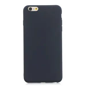 for iPhone 6/6S Lovely Candy Color Matte TPU Anti-scratch Non-slip Protective Cover Back Case black