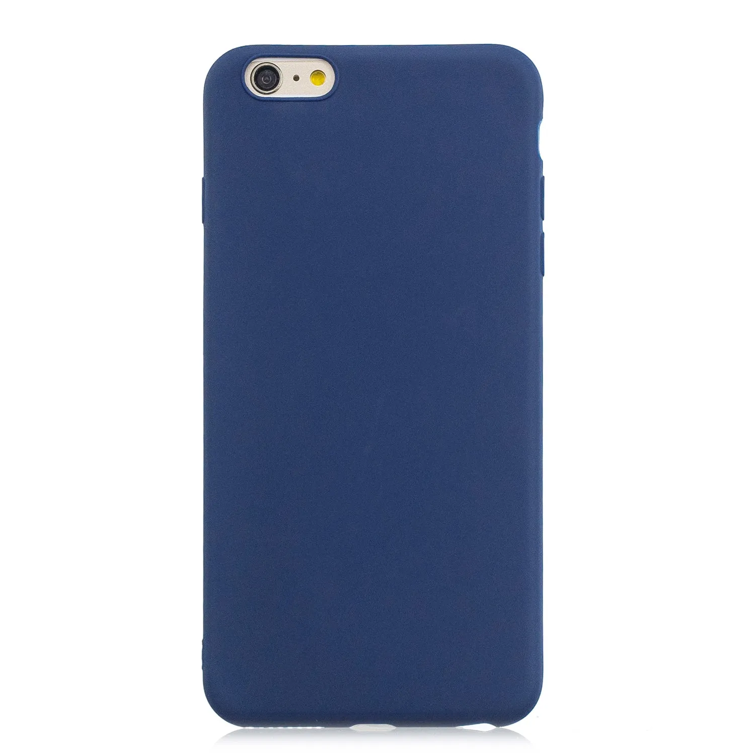 for iPhone 6/6S Lovely Candy Color Matte TPU Anti-scratch Non-slip Protective Cover Back Case black