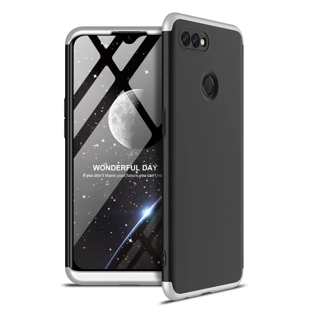For OPPO A12 Mobile Phone Cover 360 Degree Full Protection Phone Case Red black red