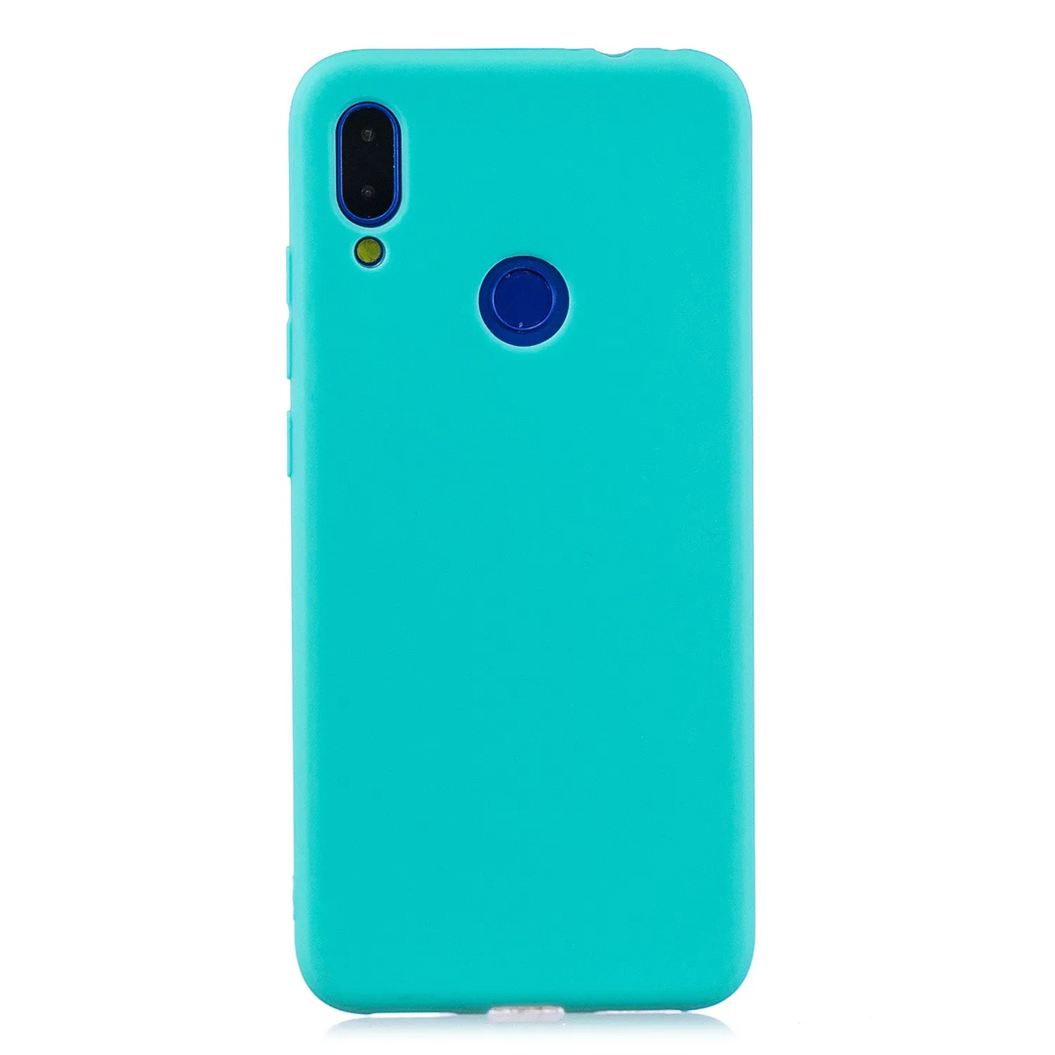For Redmi 7 Lovely Candy Color Matte TPU Anti-scratch Non-slip Protective Cover Back Case Light pink