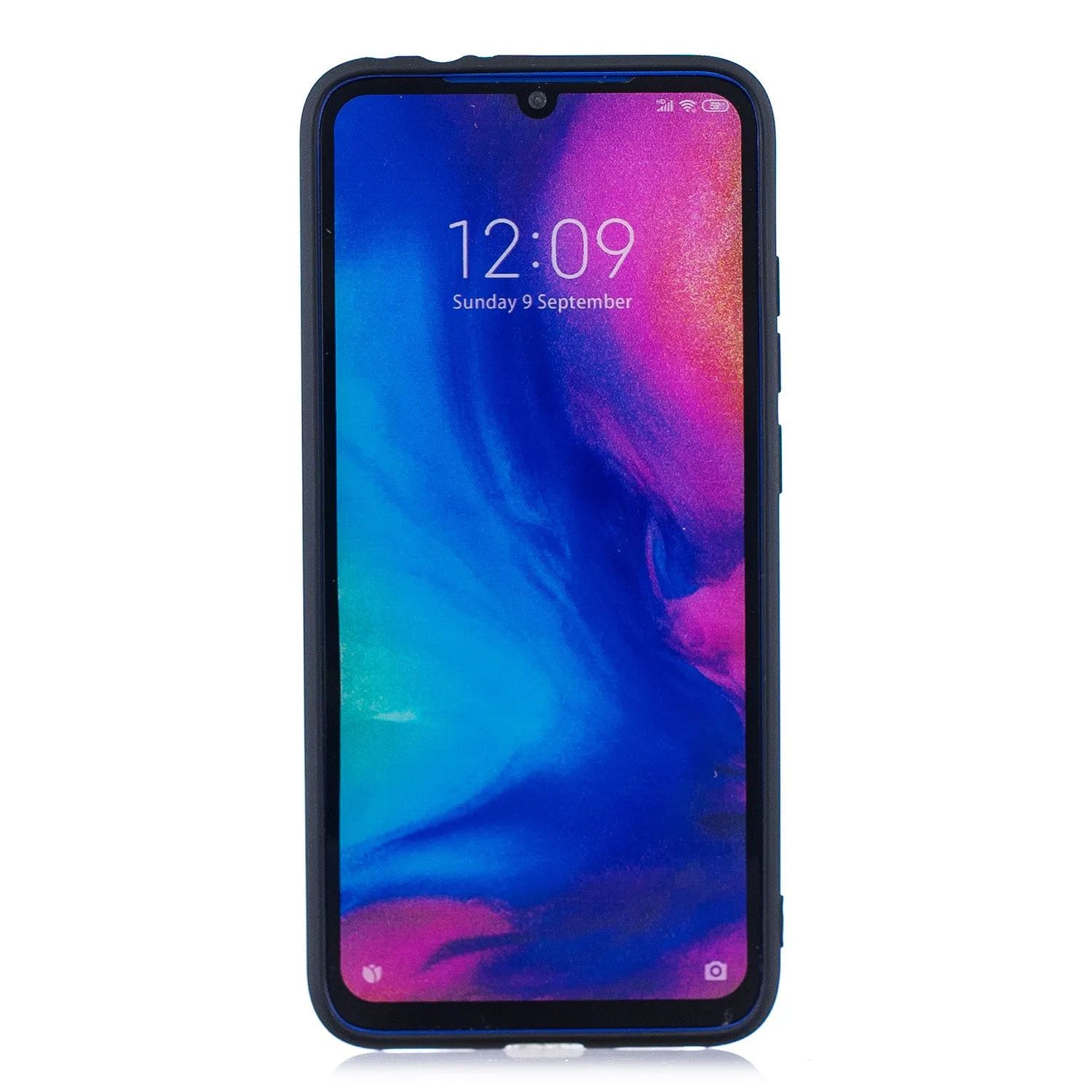 For Redmi 7 Lovely Candy Color Matte TPU Anti-scratch Non-slip Protective Cover Back Case Light pink
