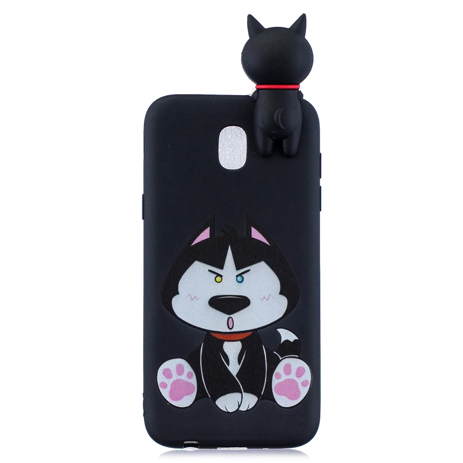 For Redmi 8A 3D Cartoon Painting Back Cover Soft TPU Mobile Phone Case Shell Cute husky