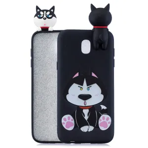 For Redmi 8A 3D Cartoon Painting Back Cover Soft TPU Mobile Phone Case Shell Cute husky