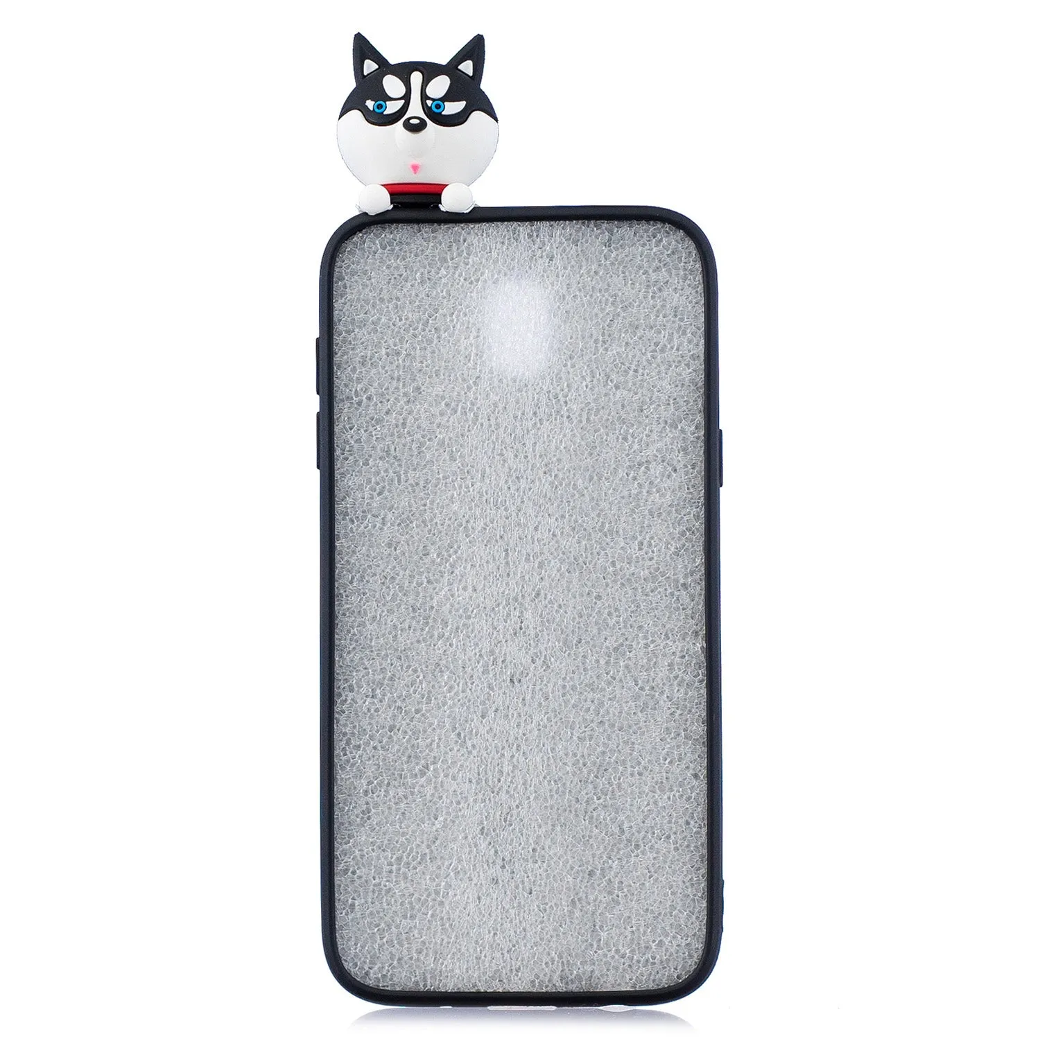 For Redmi 8A 3D Cartoon Painting Back Cover Soft TPU Mobile Phone Case Shell Cute husky
