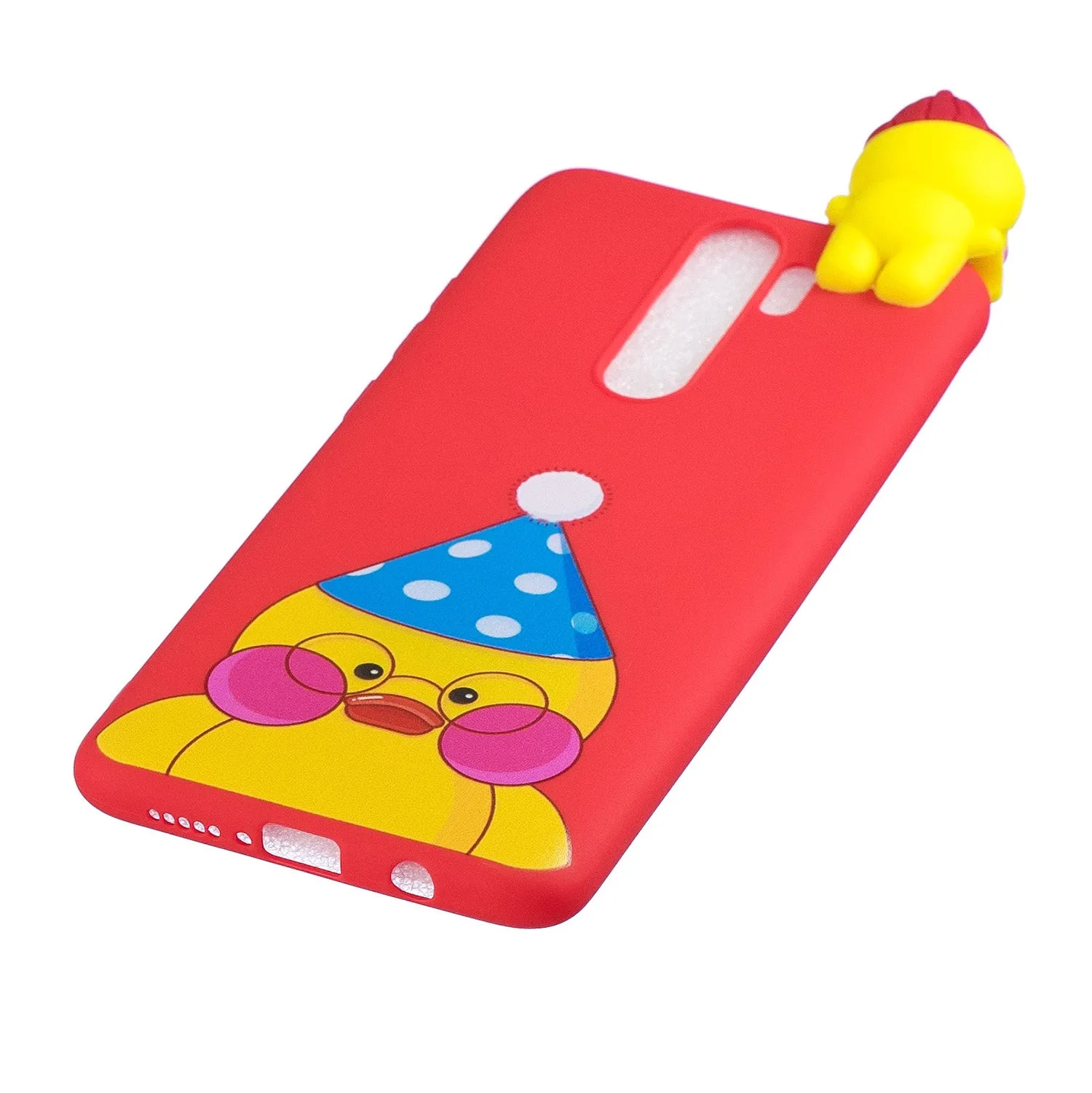 For Redmi NOTE 8 NOTE 8 pro 3D Color Painting Pattern Drop Protection Soft TPU Back Cover Mobile Phone Case red