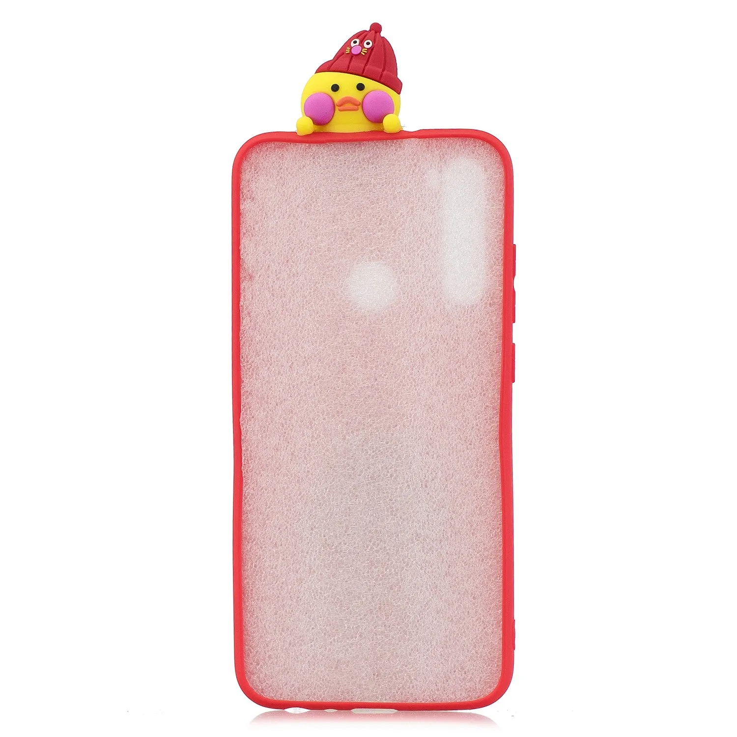 For Redmi NOTE 8 NOTE 8 pro 3D Color Painting Pattern Drop Protection Soft TPU Back Cover Mobile Phone Case red
