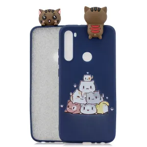 For Redmi NOTE 8 NOTE 8 pro 3D Color Painting Pattern Drop Protection Soft TPU Back Cover Mobile Phone Case sapphire