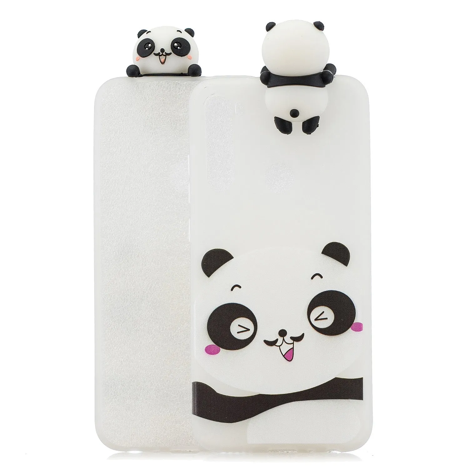 For Redmi NOTE 8 NOTE 8 pro 3D Color Painting Pattern Drop Protection Soft TPU Back Cover Mobile Phone Case white
