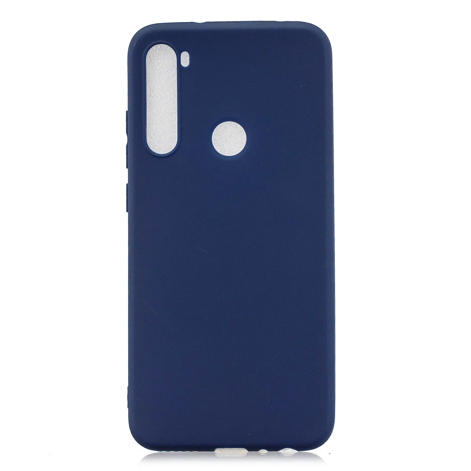 For Redmi NOTE 8 NOTE 8 Pro Soft Candy Color Frosted Surface Shockproof TPU Back Cover Mobile Phone Case Navy