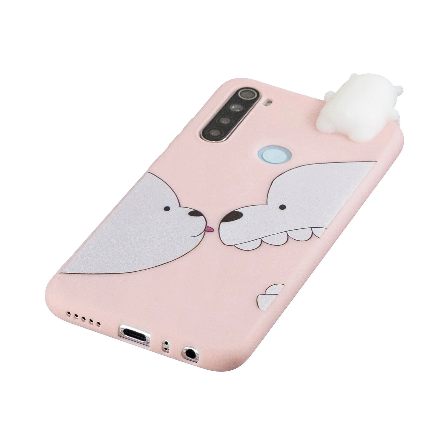 For Redmi NOTE 8T 3D Cartoon Painting Back Cover Soft TPU Mobile Phone Case Shell Music unicorn