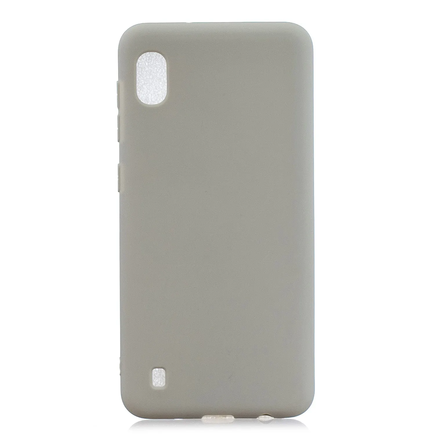 For Samsung A01/ A11/A21/A41/A51/A71/A81/A91 Mobile Phone Case Lovely Candy Color Matte TPU Anti-scratch Non-slip Protective Cover Back Case 12 gray