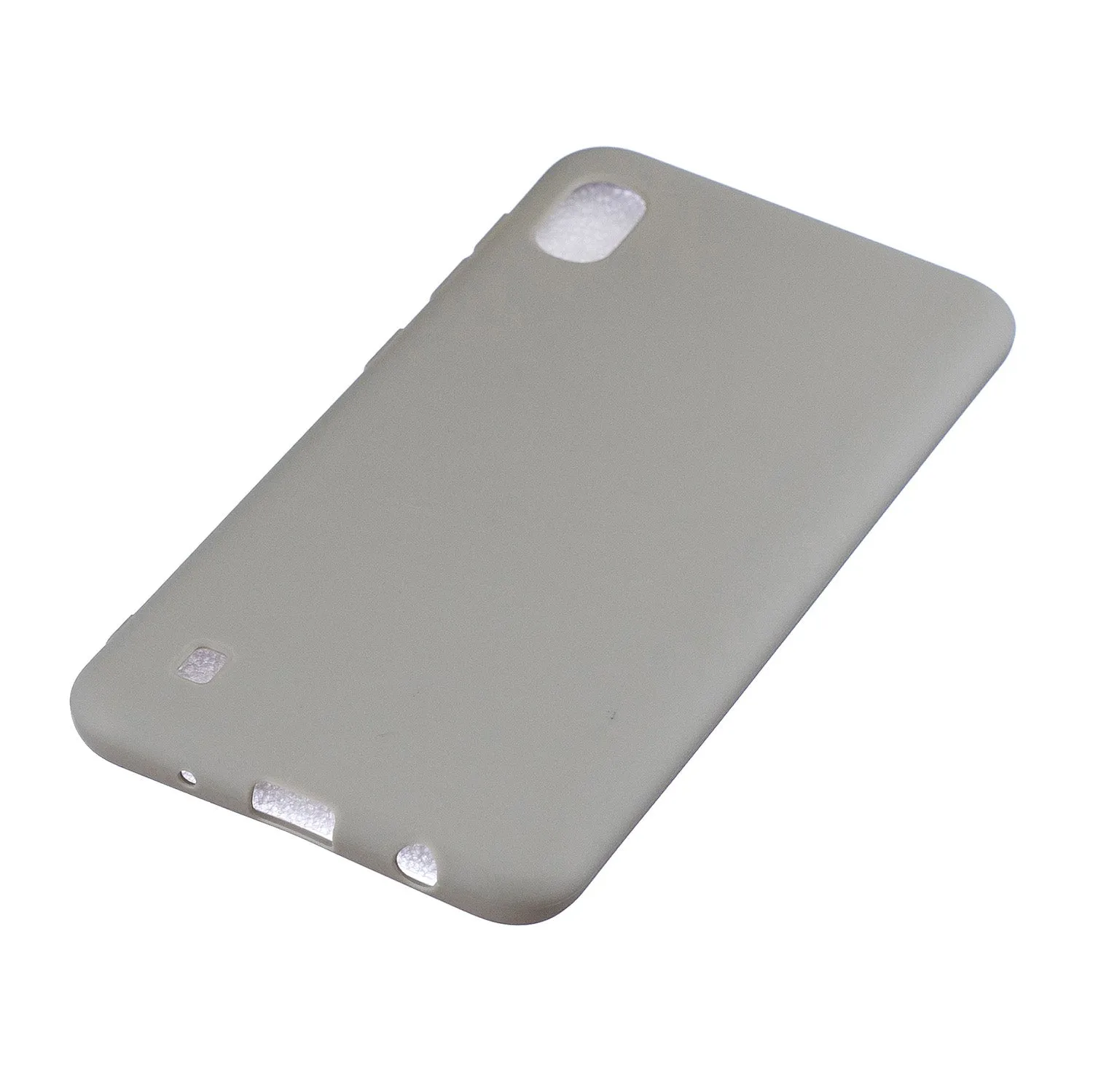 For Samsung A01/ A11/A21/A41/A51/A71/A81/A91 Mobile Phone Case Lovely Candy Color Matte TPU Anti-scratch Non-slip Protective Cover Back Case 12 gray