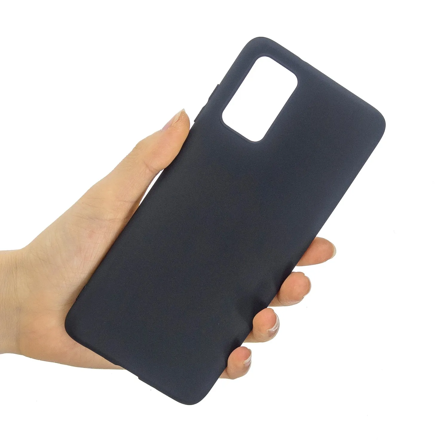 For Samsung A01/ A11/A21/A41/A51/A71/A81/A91 Mobile Phone Case Lovely Candy Color Matte TPU Anti-scratch Non-slip Protective Cover Back Case 12 gray