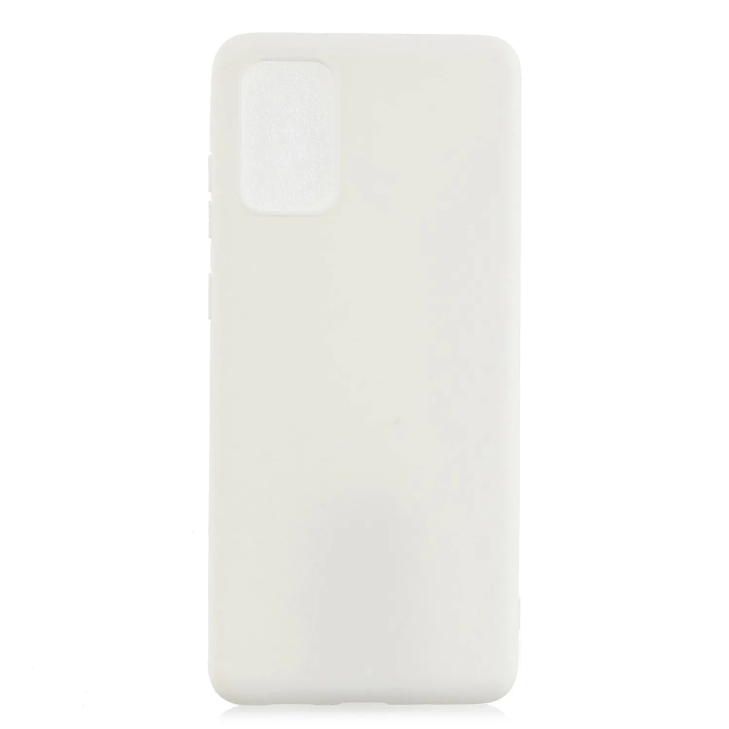 For Samsung A01/ A11/A21/A41/A51/A71/A81/A91 Mobile Phone Case Lovely Candy Color Matte TPU Anti-scratch Non-slip Protective Cover Back Case 2 white