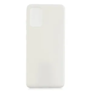 For Samsung A01/ A11/A21/A41/A51/A71/A81/A91 Mobile Phone Case Lovely Candy Color Matte TPU Anti-scratch Non-slip Protective Cover Back Case 2 white