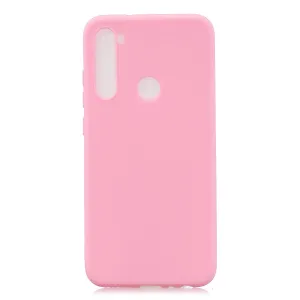For Samsung A01/ A11/A21/A41/A51/A71/A81/A91 Mobile Phone Case Lovely Candy Color Matte TPU Anti-scratch Non-slip Protective Cover Back Case 5 dark pink