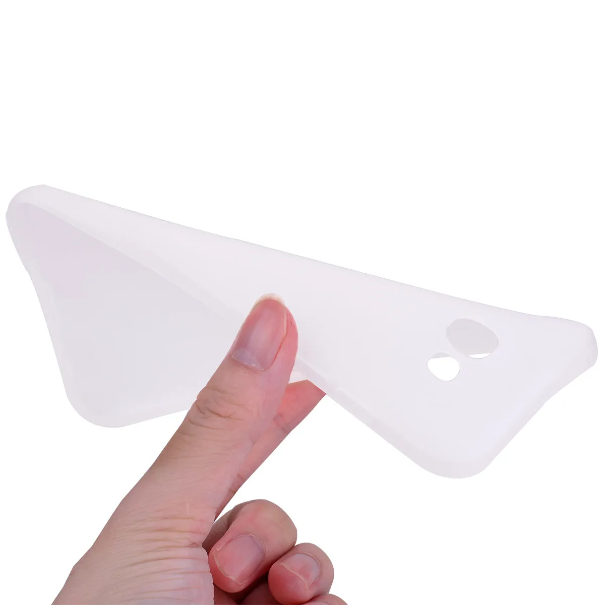 for Samsung A5 2017 Cute Candy Color Matte TPU Anti-scratch Non-slip Protective Cover Back Case white