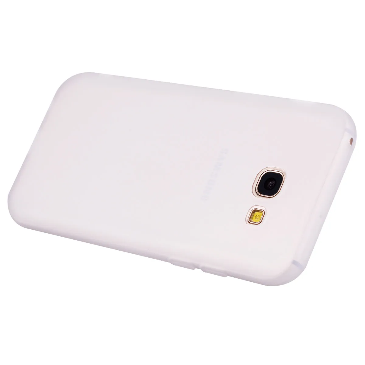 for Samsung A5 2017 Cute Candy Color Matte TPU Anti-scratch Non-slip Protective Cover Back Case white