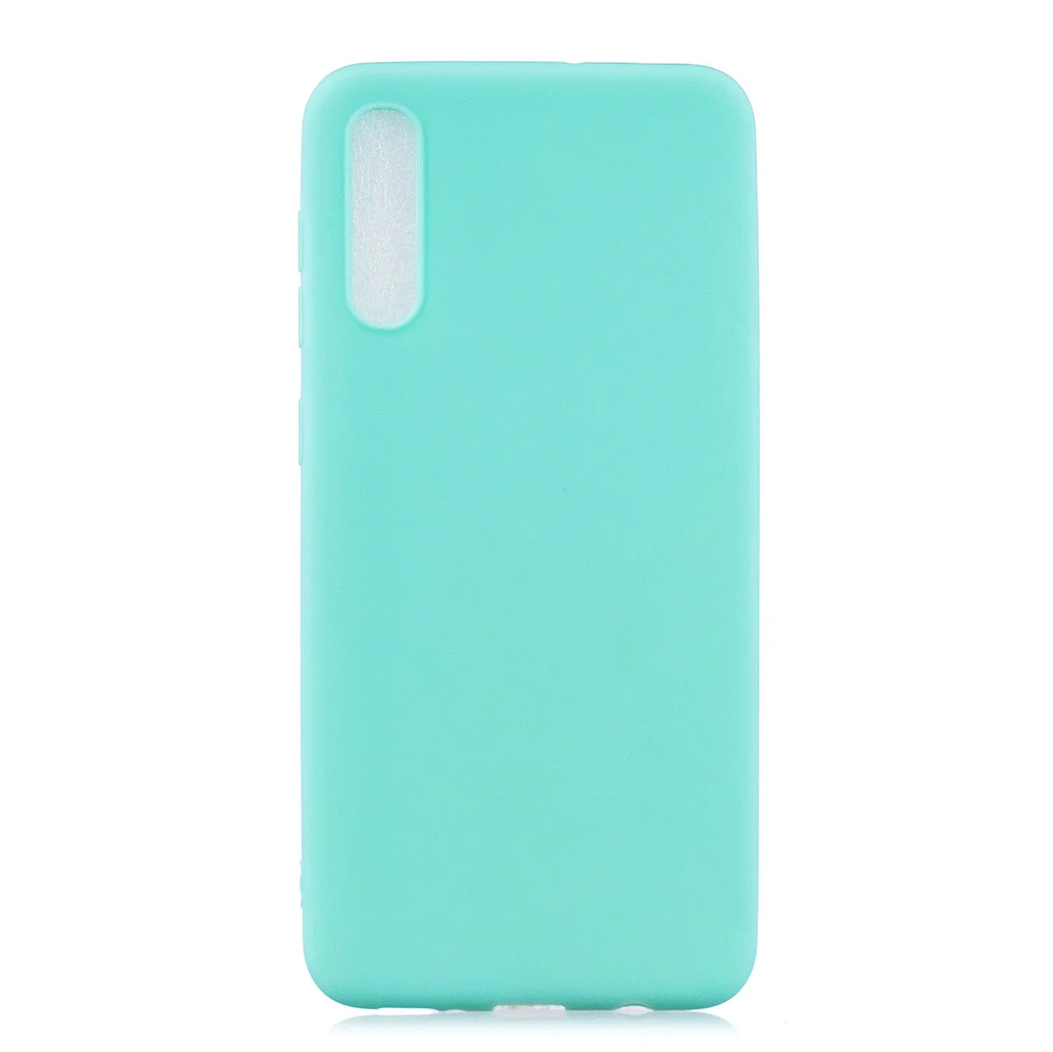 For Samsung A50 Lovely Candy Color Matte TPU Anti-scratch Non-slip Protective Cover Back Case yellow