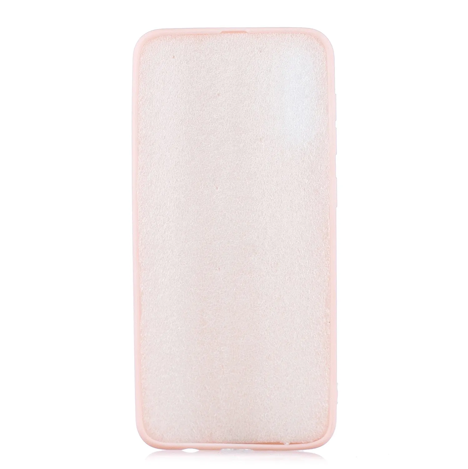 For Samsung A50 Lovely Candy Color Matte TPU Anti-scratch Non-slip Protective Cover Back Case yellow