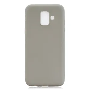 For Samsung A6 2018 Lovely Candy Color Matte TPU Anti-scratch Non-slip Protective Cover Back Case 12