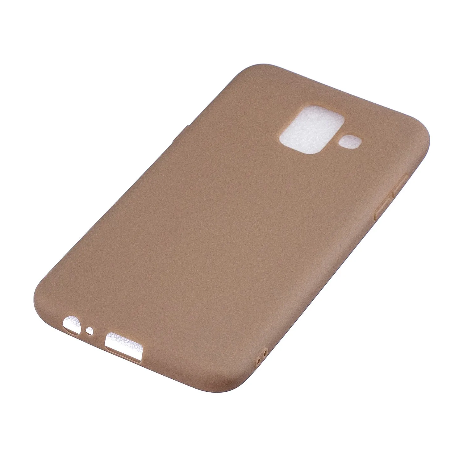 For Samsung A6 2018 Lovely Candy Color Matte TPU Anti-scratch Non-slip Protective Cover Back Case 12