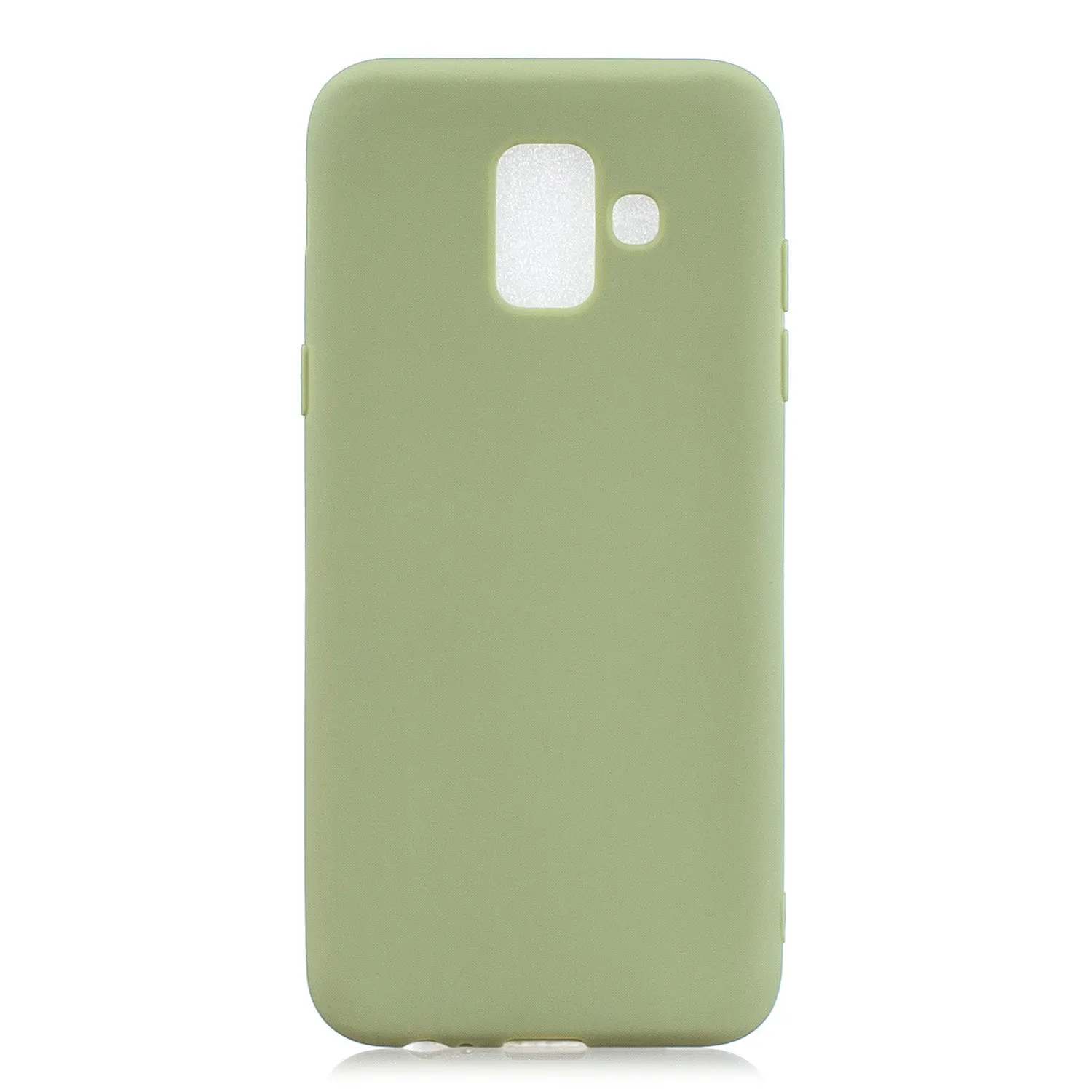 For Samsung A6 2018 Lovely Candy Color Matte TPU Anti-scratch Non-slip Protective Cover Back Case 12