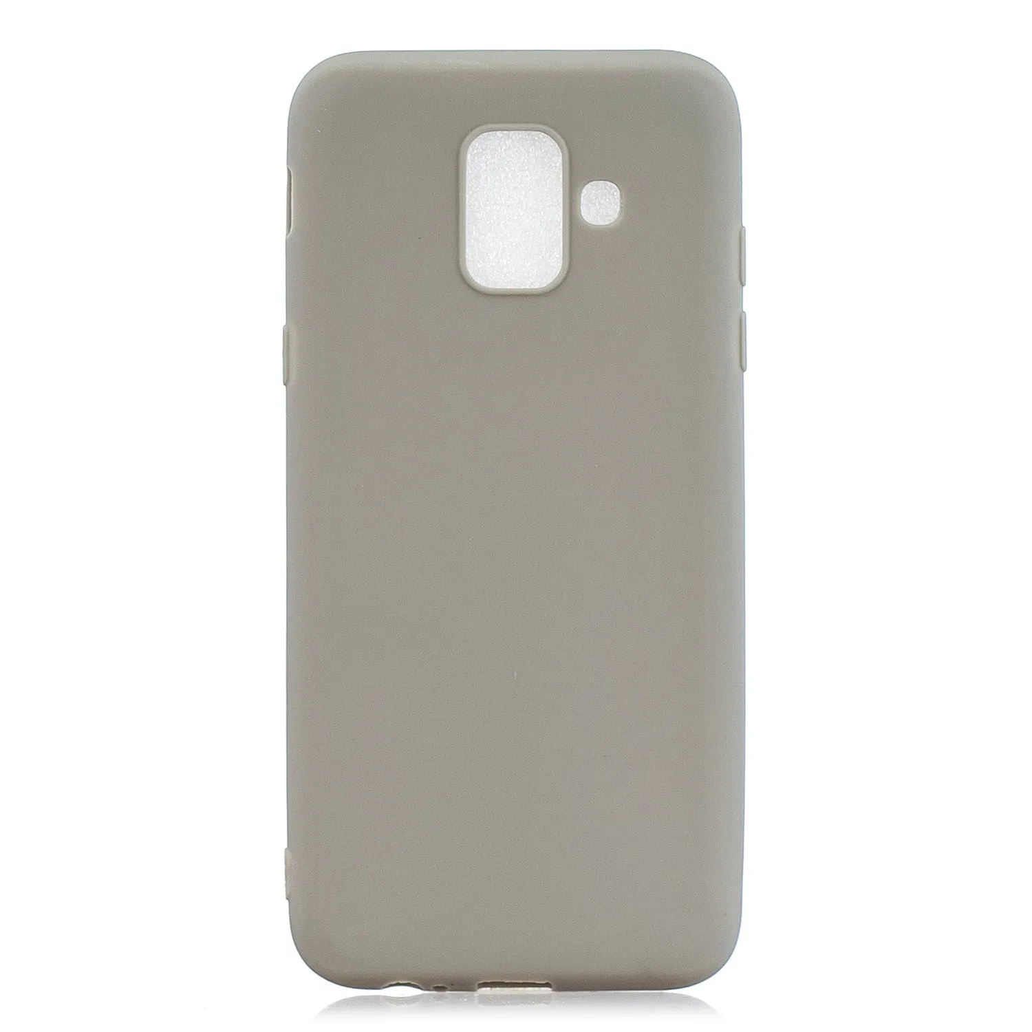 For Samsung A6 2018 Lovely Candy Color Matte TPU Anti-scratch Non-slip Protective Cover Back Case 12
