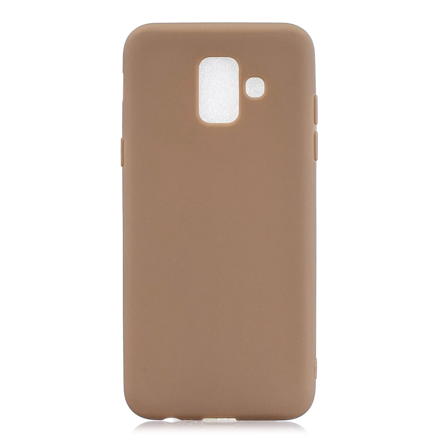 For Samsung A6 2018 Lovely Candy Color Matte TPU Anti-scratch Non-slip Protective Cover Back Case 12