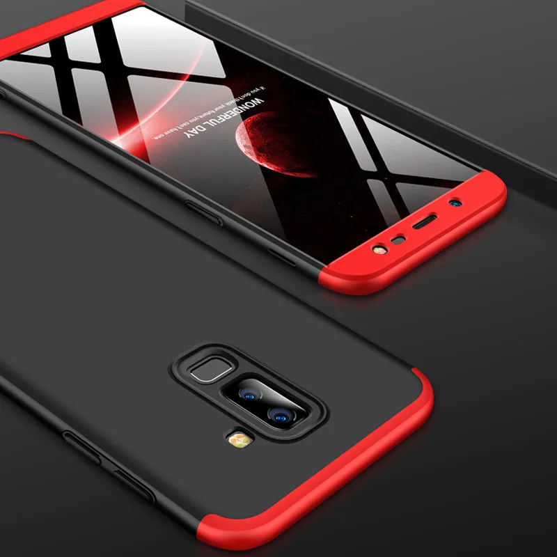 For Samsung J8 2018 360 Degree Protective Case Ultra Thin Hard Back Cover