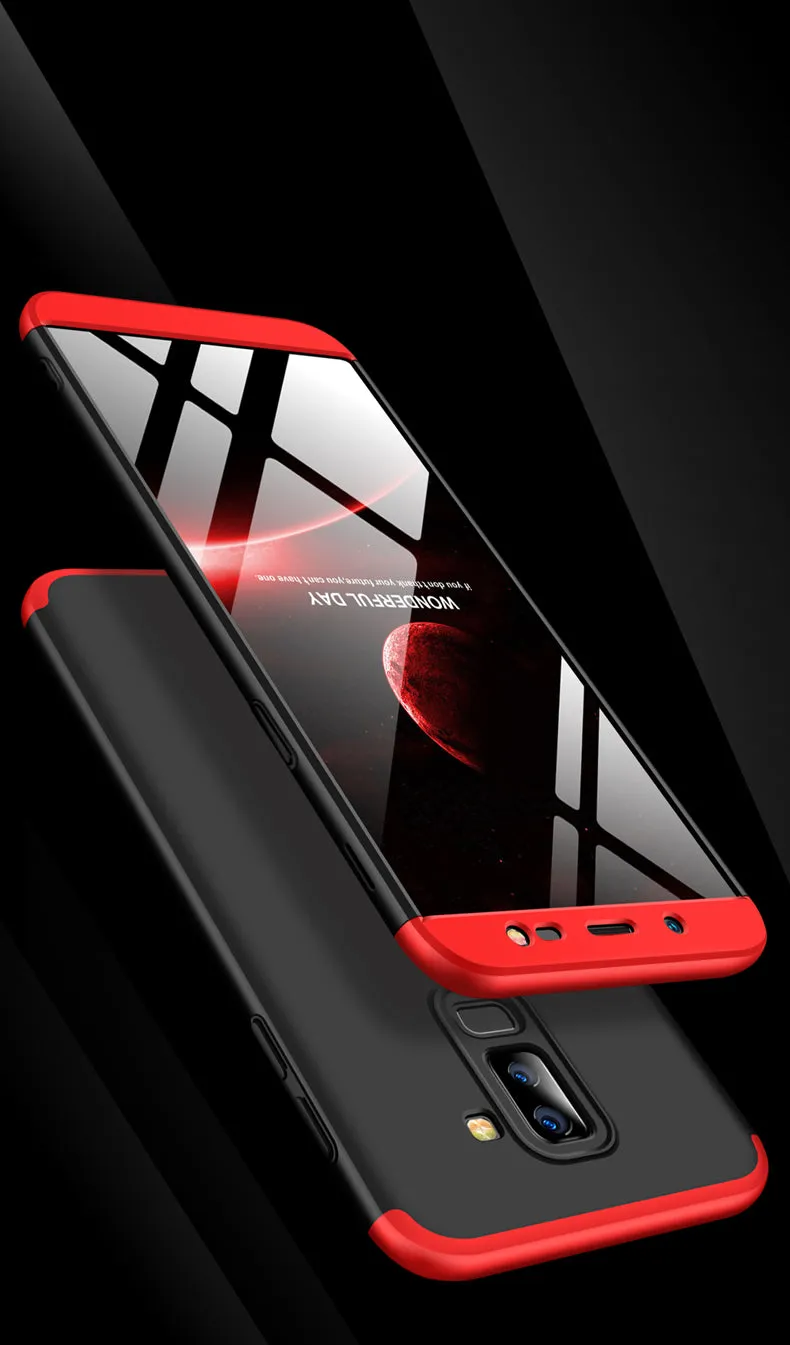 For Samsung J8 2018 360 Degree Protective Case Ultra Thin Hard Back Cover