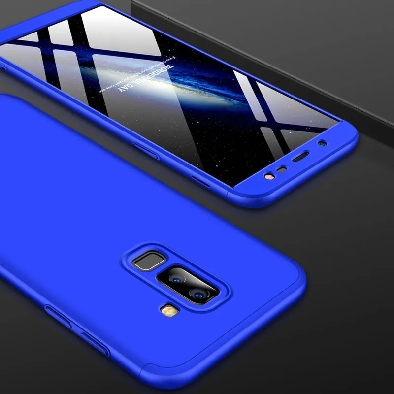 For Samsung J8 2018 360 Degree Protective Case Ultra Thin Hard Back Cover