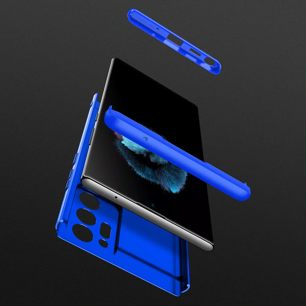 For Samsung Note 20/Note 20 Ultra/M31S Mobile Phone Cover 360 Degree Full Protection Phone Case blue