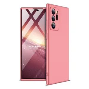 For Samsung Note 20/Note 20 Ultra/M31S Mobile Phone Cover 360 Degree Full Protection Phone Case Rose gold
