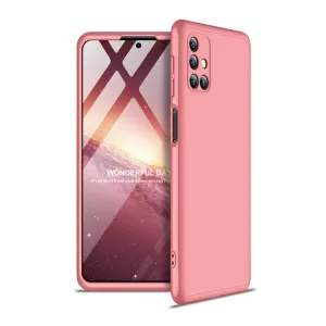 For Samsung Note 20/Note 20 Ultra/M31S Mobile Phone Cover 360 Degree Full Protection Phone Case Rose gold