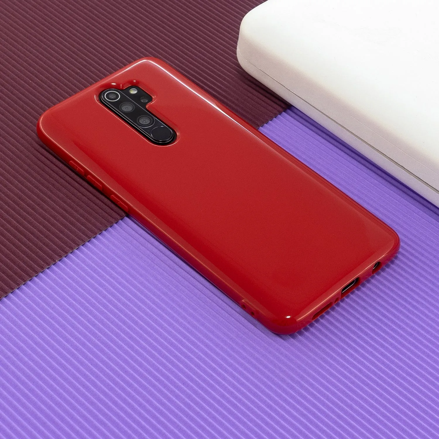 for VIVO Reno Ace/X2 PRO/ A9 2020/A5 2020 Thicken 2.0mm TPU Back Cover Cellphone Case Shell rose Red