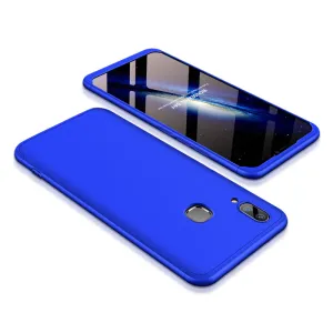 For VIVO V9/Y85/Z1 Slim 3 in 1 Hybrid Hard Case Full Body 360 Degree Protection Back Cover blue